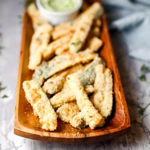 Keto Zucchini Fries (Baked & Low Carb)