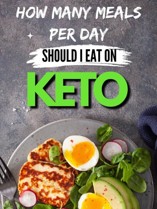 How many meal per day for keto -1